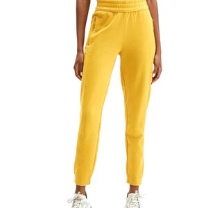 Fabletics Eco-conscious slim mustard sweatpants-XL